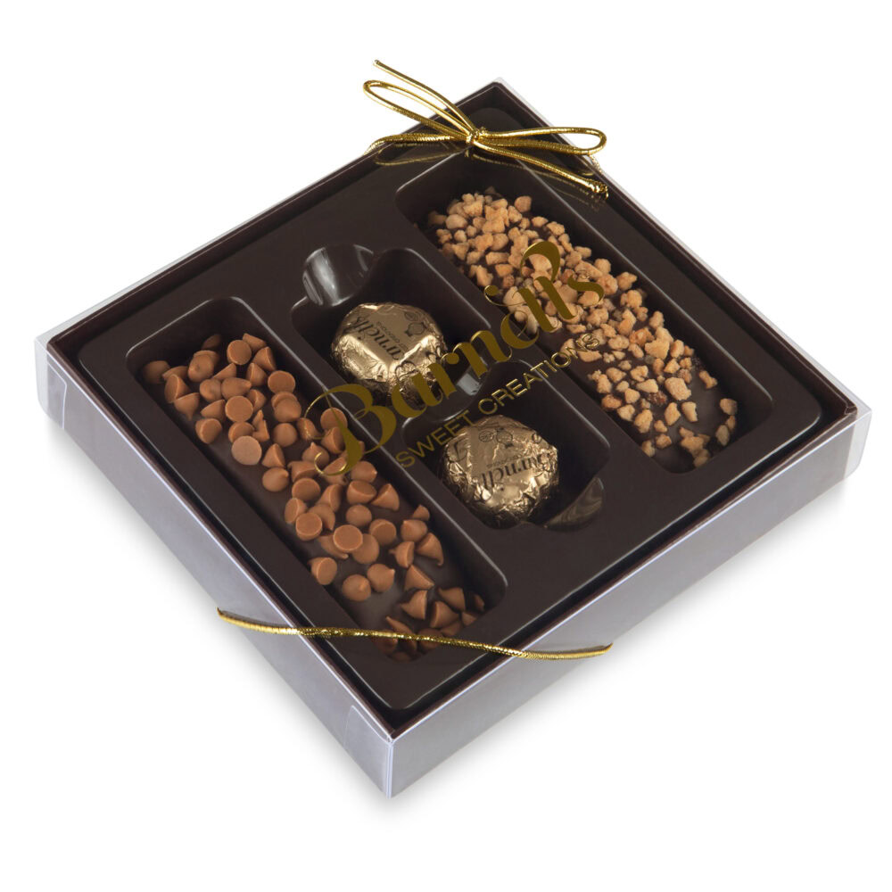 Delicious assorted chocolates in a gift box, perfect for special occasions.